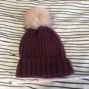 BCBGeneration Pom Pom knit winter hat